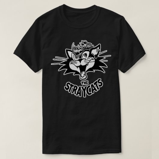 T-shirt meilleure tendance du logo de chats errants T-shir (Design devant)