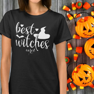 T-shirt Meilleure Typographie de Halloween pour Sorcières