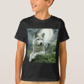 T-shirt Meilleure vente Imaginative Wolf Art Illustration  (Devant)