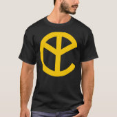 T-shirt Meilleure vente - Jaune Claw Marchandises Essentie (Devant)