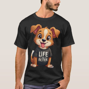 T-shirt Meilleure vie avec Tank Anglo-Franais de Petite Vn