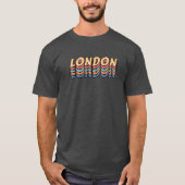 T-shirt Meilleure ville pour visiter Londres - Nom de la v (Devant)