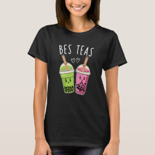 T-shirt Meilleures amies de Bes Teas Thé aux bulles Boba m