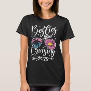 T-shirt Meilleures amies en croisière 2025 Filles Correspo