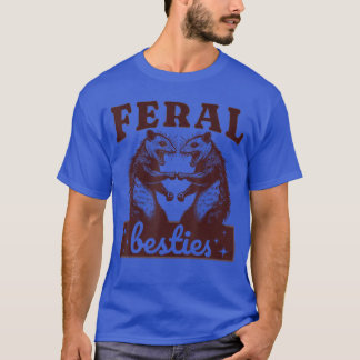 T-shirt Meilleures amies Possum Féral Correspondant Meille