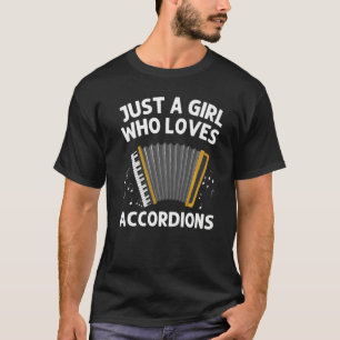 T-shirt Meilleures Conception D'Accordéon Pour Les Filles