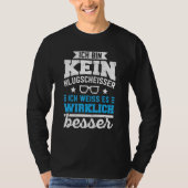 T-shirt Meilleures Connaissances Ich Bin Kein Klugscheisse (Devant)
