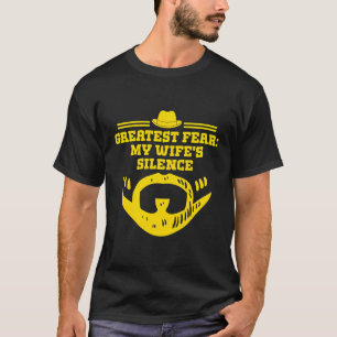 T-shirt Meilleures Craintes Wifes Silence Papa Plaisanter