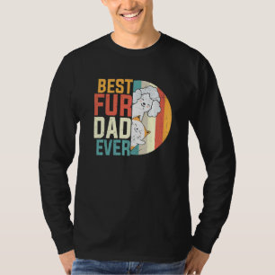T-shirt Meilleures Fêtes des pères de fourrure papa Jamais