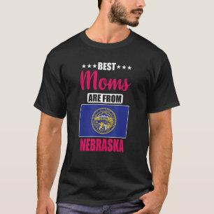 T-shirt Meilleures mamans du Nebraska