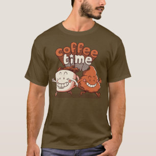 T-shirt Meilleurs amis Café Salle de bain Bref par Tobe Fo
