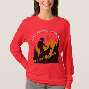 T-shirt Meilleurs amis camping