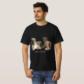 T-shirt Meilleurs amis des Mastiffs (Devant entier)