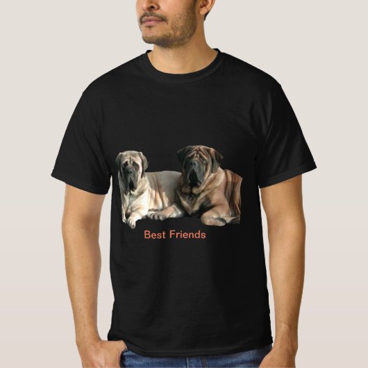 T-shirt Meilleurs amis des Mastiffs (Devant)