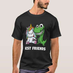 T-shirt Meilleurs amis Dinosaur Trex Unicorne Retenez la m