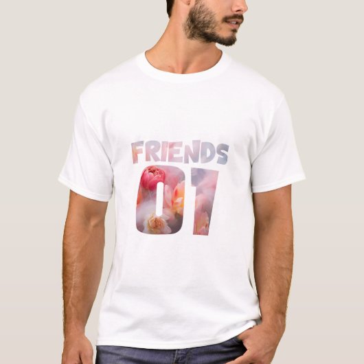 T-shirt Meilleurs amis pour 3 - Amis (Devant)
