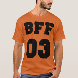 T-shirt Meilleurs amis pour 3 BFF vintage