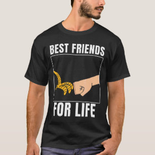 T-shirt Meilleurs amis pour la vie Chicken Fist Bump
