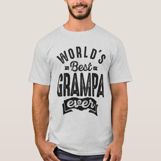 T-shirt Meilleurs Cadeaux Grampa (Devant)