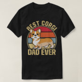 T-shirt Meilleurs Corgi papa jamais  (Design devant)