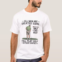 Meilleurs hommes jouent au golf Eighties Drôle de