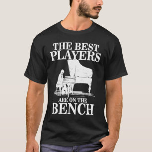 T-shirt Meilleurs Joueurs Sur Banc Pianiste Piano Players 