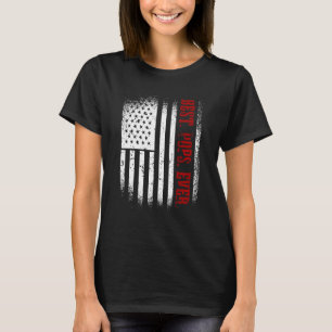 T-shirt Meilleurs pops jamais US Drapeau Papa 1