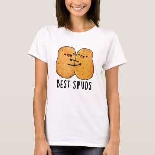 T-shirt Meilleurs Puds Amusant Best Buddies Pomme de terre