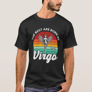 T-shirt Meilleurs Sont Nés Virgo Zodiac Horoscope Astrolog