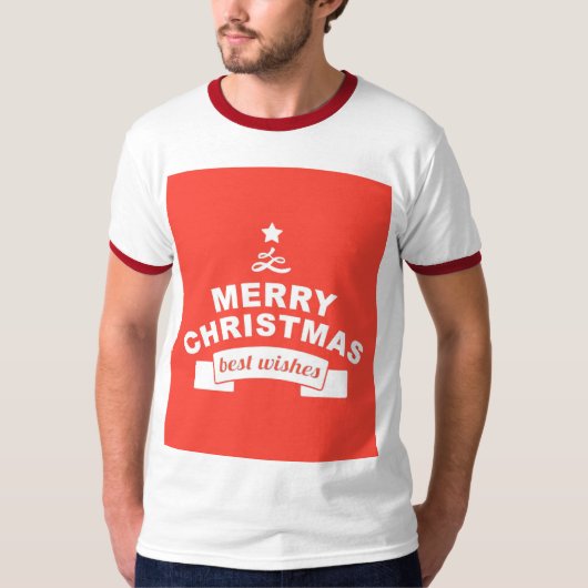 T-shirt Meilleurs voeux de Noël (Devant)