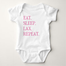 T-shirt MEISJES ROZE LACROSSE COACHES BABY BABY