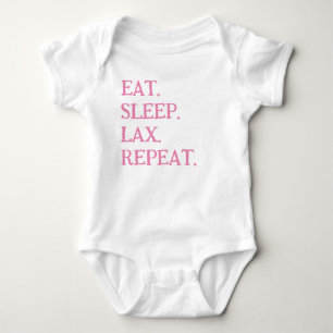 T-shirt MEISJES ROZE LACROSSE COACHES BABY BABY