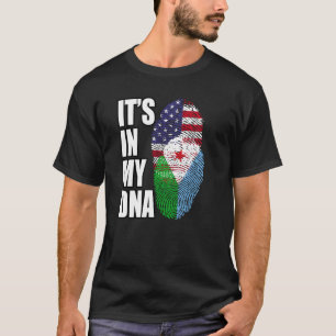 T-shirt Mélange d'ADN américain et djiboutien - patrimoine