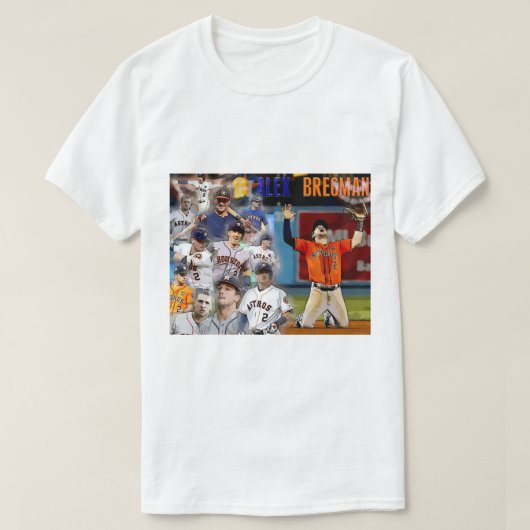 T-shirt Mélange de bande dessinée d'Alex Bregman (Design devant)