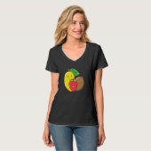 T-shirt Mélange De Fruits Avec Fraise Mango Et Kiwi (Devant entier)