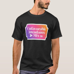 T-shirt Mélange de participants défavorable 1