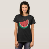 T-shirt Mélange de pastèque Melon saison de vacances d'été (Devant entier)