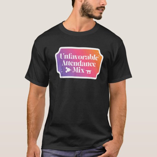 T-shirt Mélange de présence défavorable (Devant)