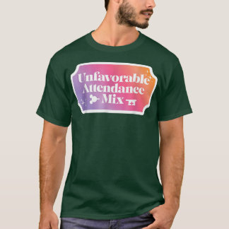 T-shirt Mélange de présence défavorable