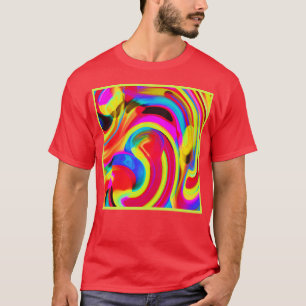 T-shirt Mélange de teintes colorimétriques éclatantes