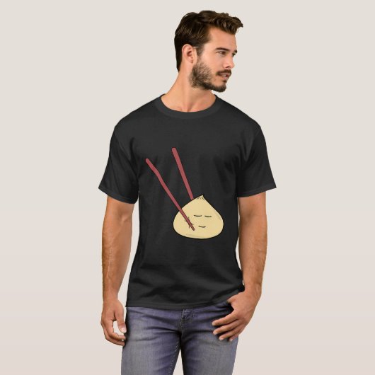 T-shirt Mélange Dumpling Funny Dim Sum (Devant entier)