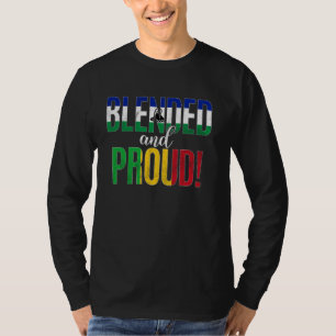T-shirt Mélange Et Fière Nationalité Demi Malienne Moitié