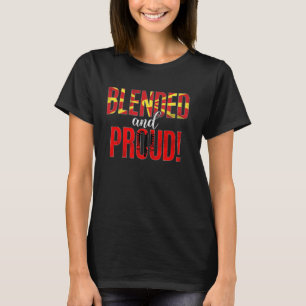 T-shirt Mélange Et Fière Nationalité Moitié Macédonienne M