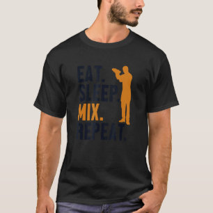 T-shirt Mélange Répéter Bartender Mixologiste Barmann Barm