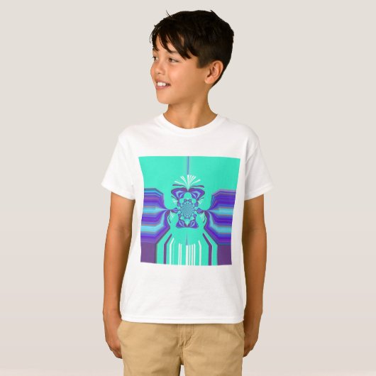 T-shirt Mélange violet Hakuna Matata (Devant entier)