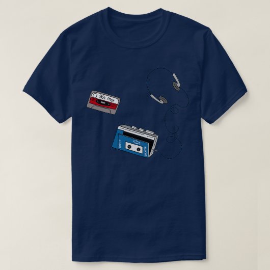 T-shirt Mélange Walkman 90s (Design devant)