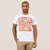 T-shirt Mélanges de Motifs de fruits. Commandez dès mainte (Devant entier)