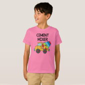 T-shirt Mélangeur de ciment (Devant entier)
