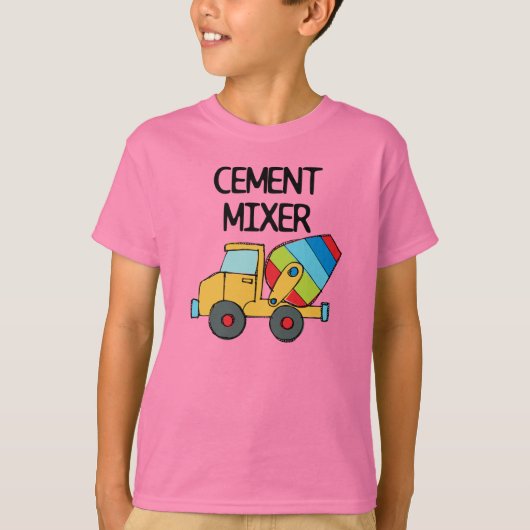 T-shirt Mélangeur de ciment (Devant)