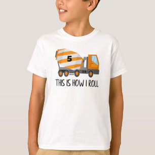 T-shirt mélangeur de ciment à tout âge voici comment j